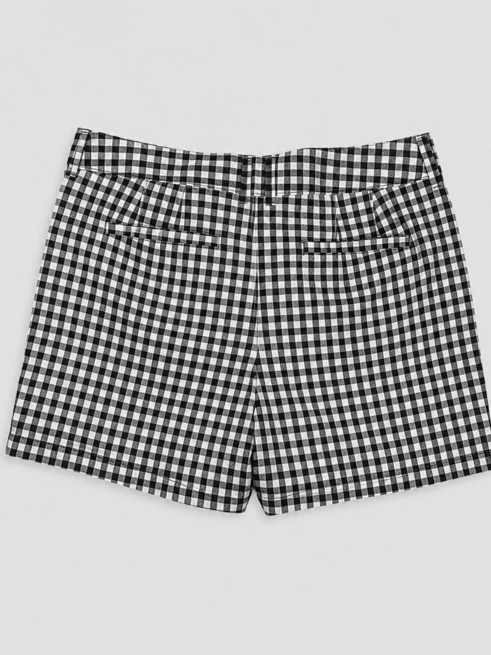Old Navy Black & White Gingham Check Shorts Size 12 NWOT